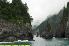 sea stacks